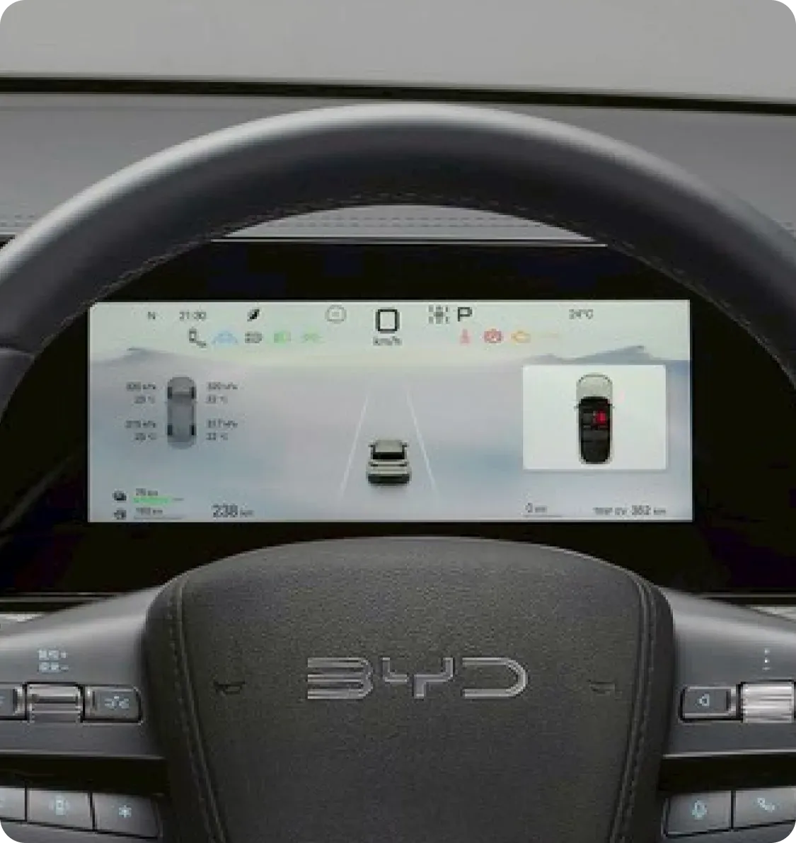 BYD SEALION 5 DM-i ห้องโดยสารด้านหน้าและคอนโซล